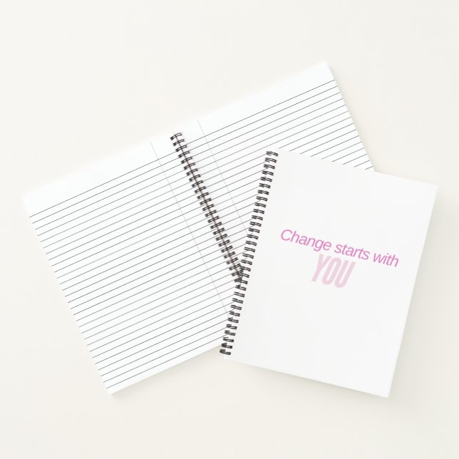 Inspirierendes Journal Notizbuch (Innenseite)