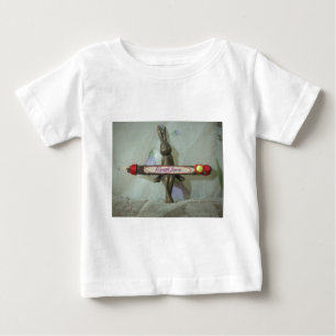 Inspirierendes Kaninchen: Immer Liebeszeichen Kuns Baby T-shirt