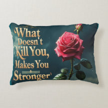 - Inspirierendes KissenAkzentkissen