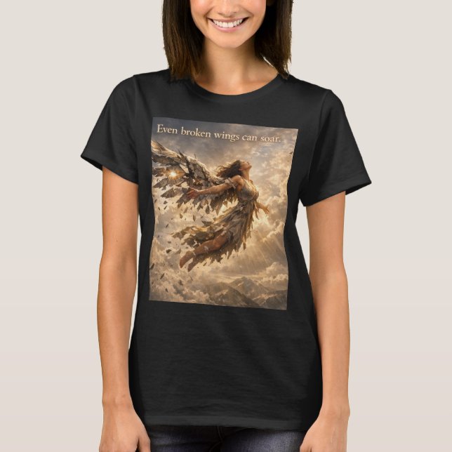 Inspirierendes minimalistisches T-Shirt – Motivier (Vorderseite)