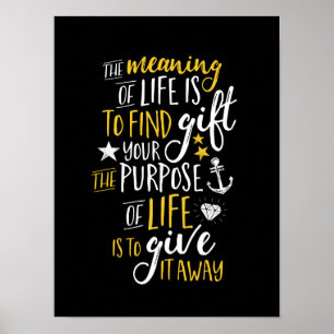 Inspirierendes Motivationszitat Die Bedeutung Des Poster