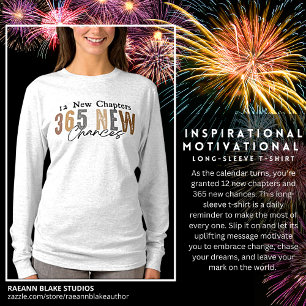 Inspirierendes Motivierendes Langarm-Shirt T-Shirt