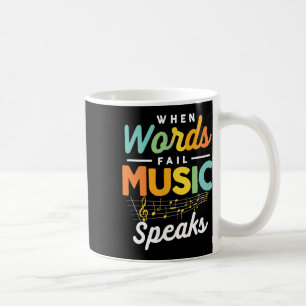 Inspirierendes Musikzitat Musiker Musikliebhaber M Kaffeetasse