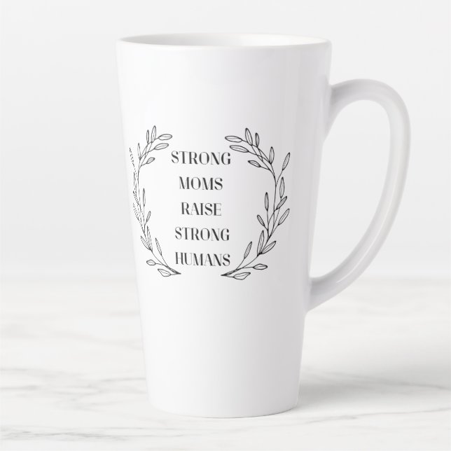 Inspirierendes Mutter-Zitat-Tasse Milchtasse (Rechts)
