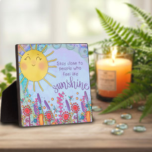 inspirierendes, Niedliches Sonnenscheinangebot Fotoplatte
