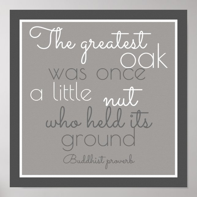 inspirierendes Plakat zitieren buddhistisches Spri (Vorne)