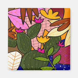 Inspirierendes positives Zitat moderne Typografie  Magnet