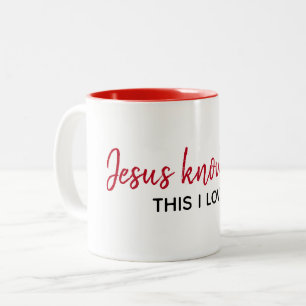 inspirierendes religiöses Zitat zur weißen Tasse