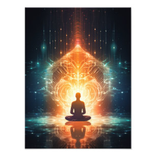 inspirierendes spirituelles Erwachen Fotodruck