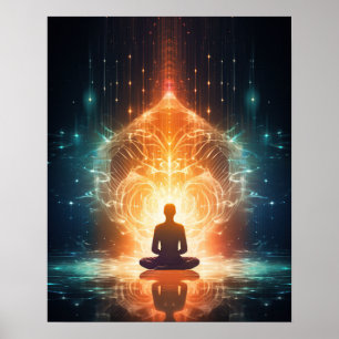 inspirierendes spirituelles Erwachen Poster