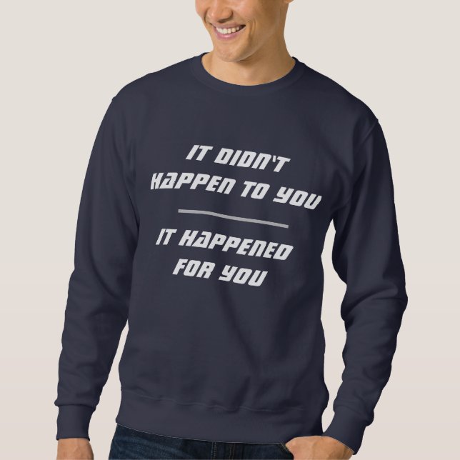 Inspirierendes Sweatshirt  (Vorderseite)
