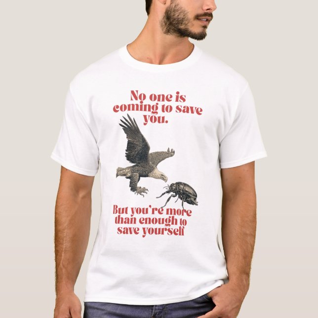 Inspirierendes T-Shirt für Männer  (Vorderseite)