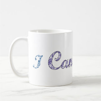 inspirierendes Textdesign Kaffeetasse