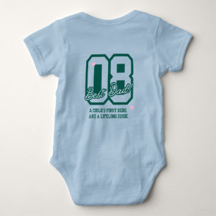 Inspirierendes Vater-Zitat Baby Strampler