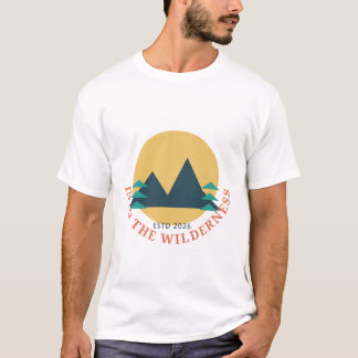 Inspirierendes Wanderlust-Zitat T-Shirt