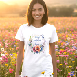 Inspirierendes weißes T-Shirt für Frauen