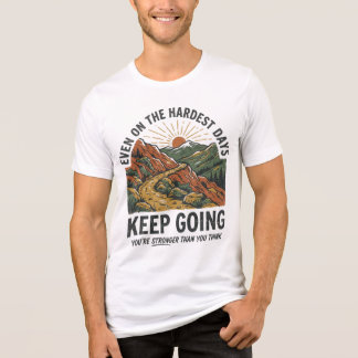 Inspirierendes Weiterkommen-Shirt Tri-Blend Shirt