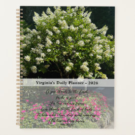Inspirierendes Zitat Blumenfoto Tagesplaner Planer
