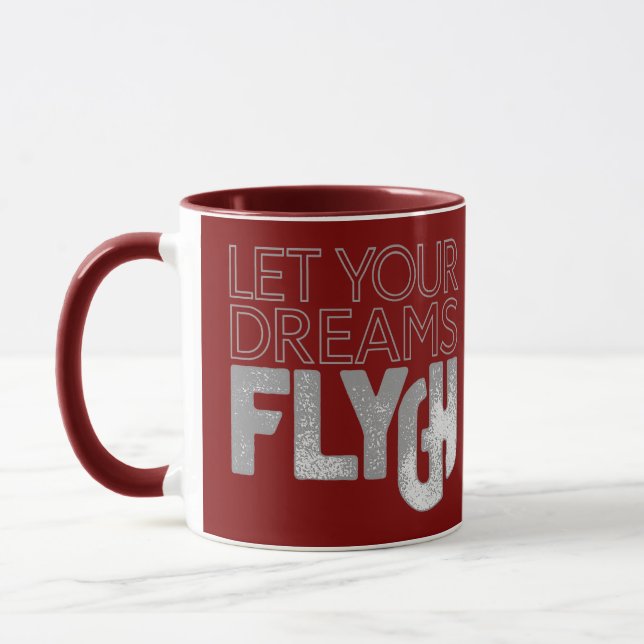 Inspirierendes Zitat Combo-Tasse Tasse (Links)