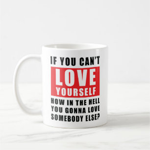 inspirierendes Zitat Kaffeetasse