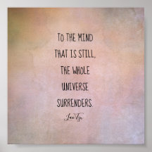 inspirierendes Zitat Lao Tzu bedrückte warme Farbe