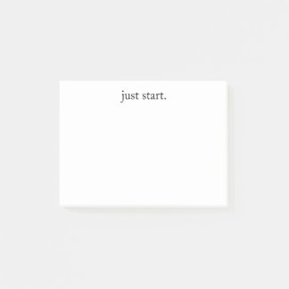 Inspirierendes Zitat Minimalist Post-it Klebezettel