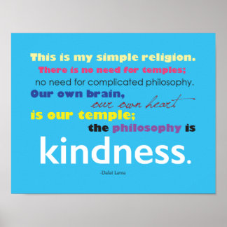 inspirierendes Zitat Poster