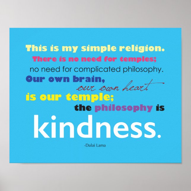 inspirierendes Zitat Poster (Vorne)