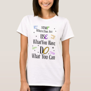 Inspirierendes Zitat-T-Shirt – Motivierendes Obert T-Shirt