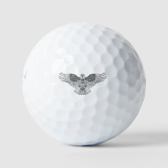 Inspiriert Adler 2 Golfball (Vorderseite)