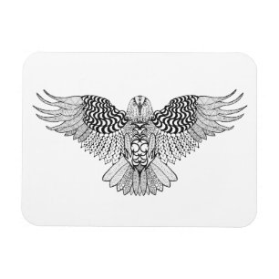 Inspiriert Adler 2 Magnet