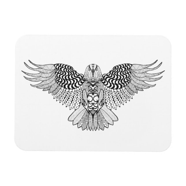 Inspiriert Adler 2 Magnet (Horizontal)
