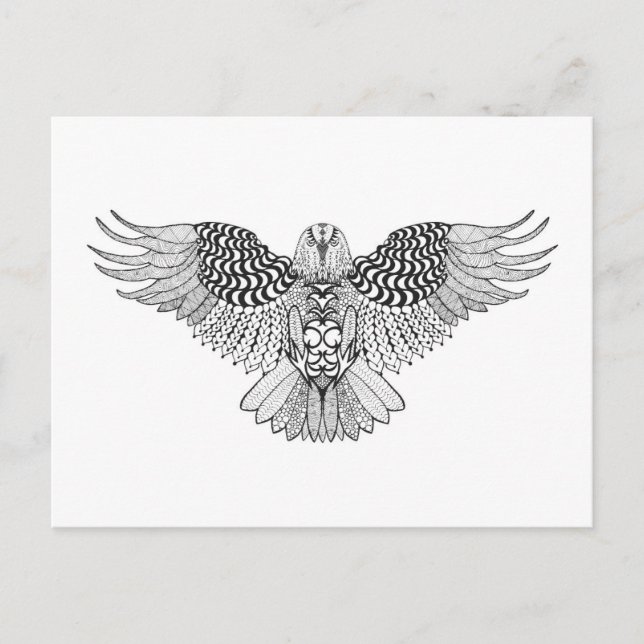 Inspiriert Adler 2 Postkarte (Vorderseite)