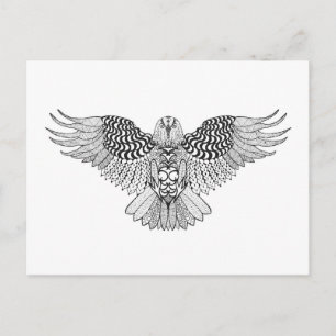 Inspiriert Adler 2 Postkarte