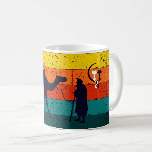 Inspiriert arabisches Nachtdesign Kaffeetasse (VorderseiteRechts)