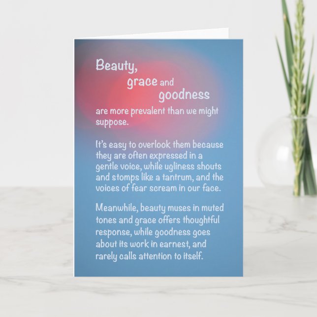 Inspiriert Blankokarte Karte (Vorderseite)