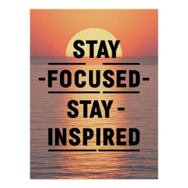 Inspiriert Bleibe bleibe Poster