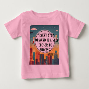 Inspiriert bleibe - Motivierend und aufwerbende De Baby T-shirt