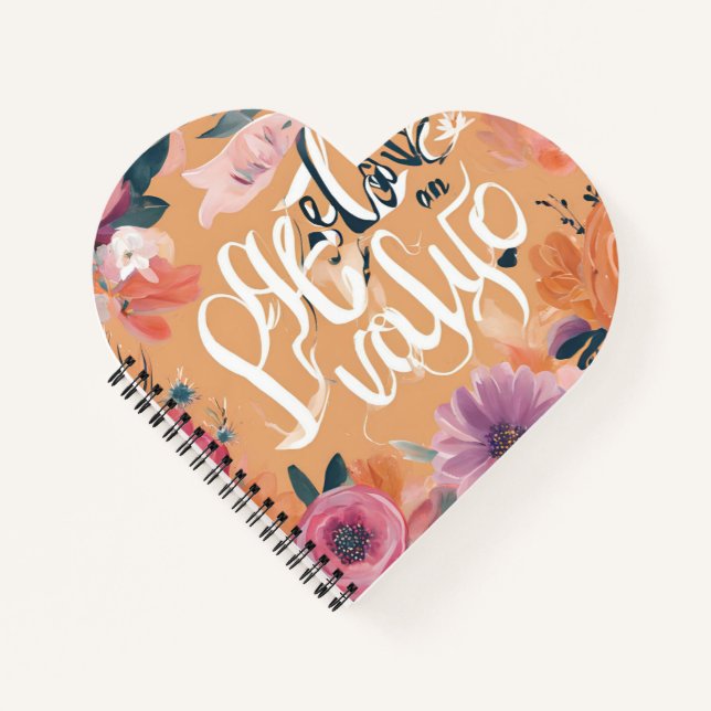 Inspiriert bleibe - Motivierend und aufwerbende De Notizbuch (Vorderseite)