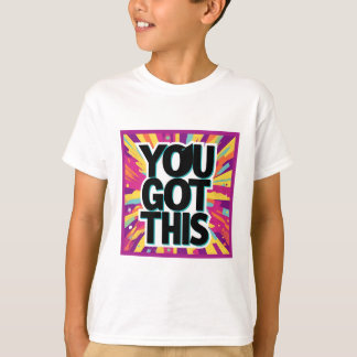 Inspiriert bleibe - Motivierend und aufwerbende De T-Shirt