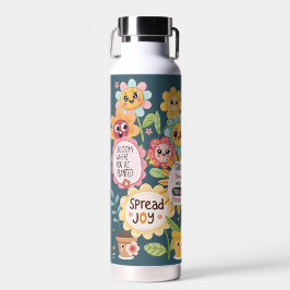 Inspiriert Blooms: Motivierend Garten Trinkflasche