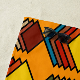 inspiriert Diamanten der 1970er Jahre Strandtuch