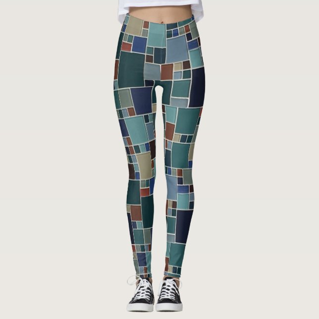 Inspiriert durch einen berühmten Künstler - färben Leggings (Vorderseite)