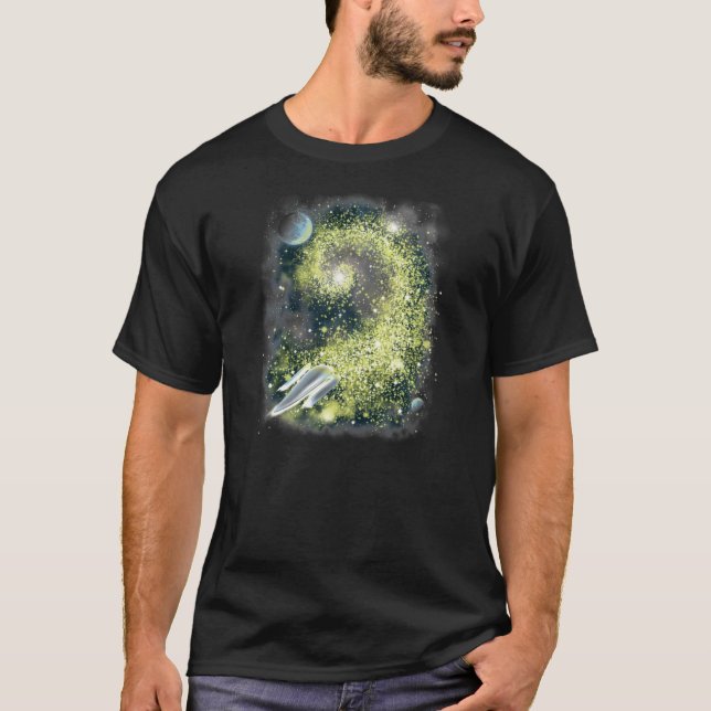 Inspiriert durch Weltraumquest T-Shirt (Vorderseite)