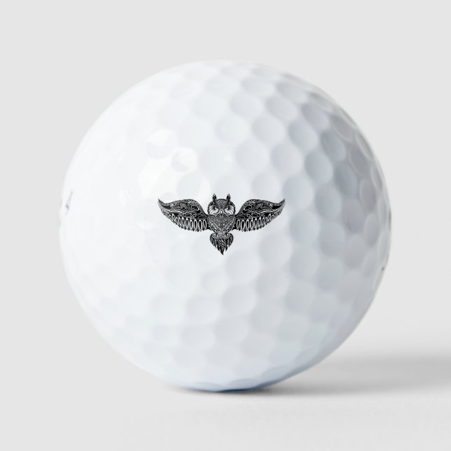 Inspiriert Eule Golfball (Vorderseite)