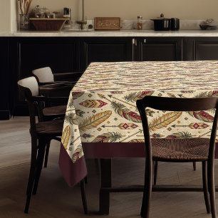 Inspiriert Feder- und Pfeiltisch Tischdecke