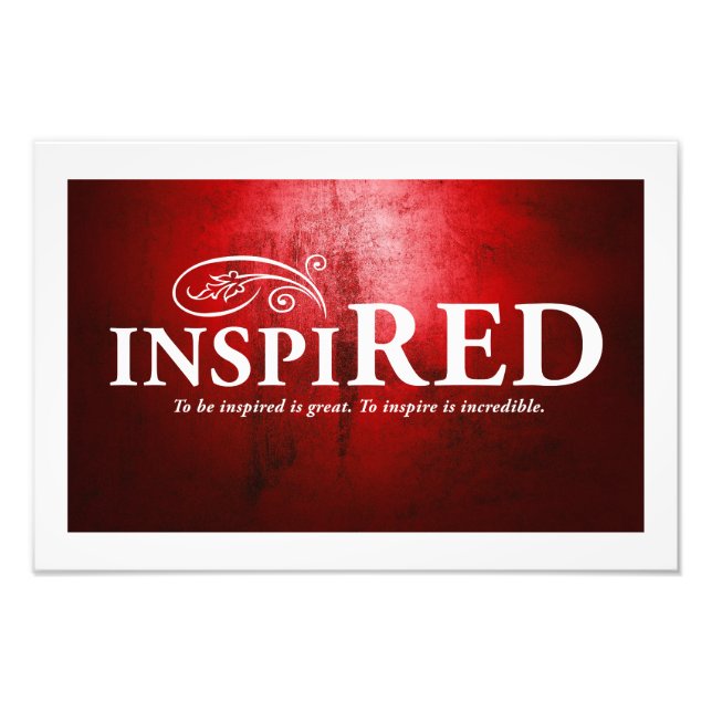 Inspiriert Fotodruck (Vorne)