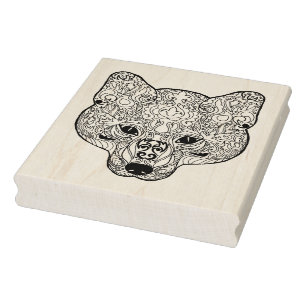 Inspiriert Fox Head Gummistempel