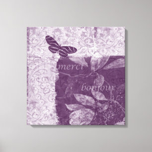 Inspiriert Französisch Lilac Leinwanddruck