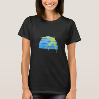 Inspiriert Gelbe Schwalbe Weibchen Blauer Himmel T-Shirt